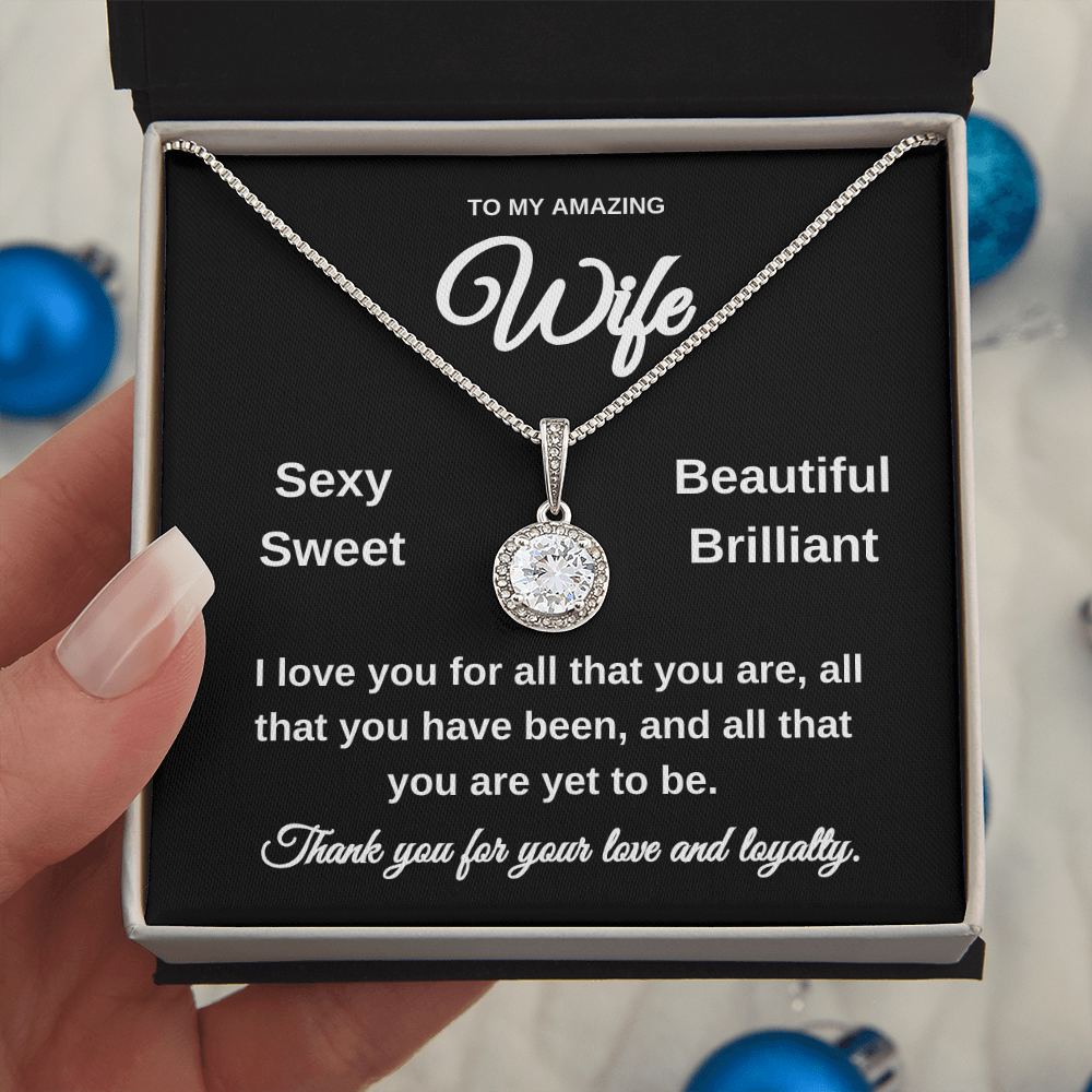 To My Amazing Wife Pendant Necklace | Gift for Wife | Surprise Gift