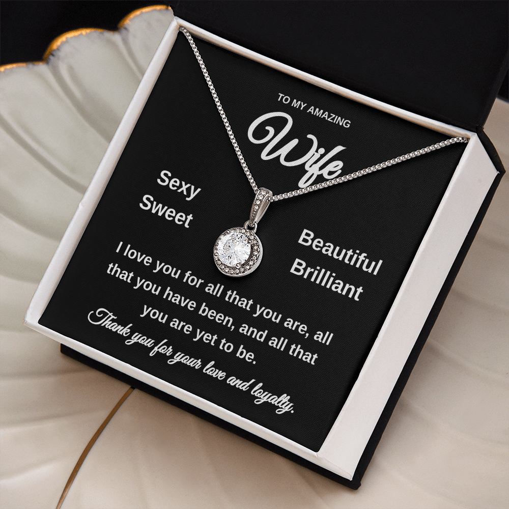 To My Amazing Wife Pendant Necklace | Gift for Wife | Surprise Gift