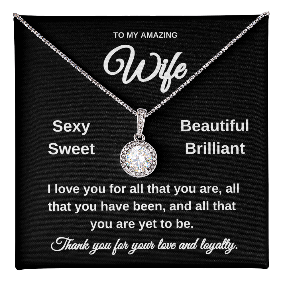 To My Amazing Wife Pendant Necklace | Gift for Wife | Surprise Gift