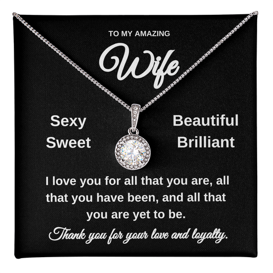 To My Amazing Wife Pendant Necklace | Gift for Wife | Surprise Gift