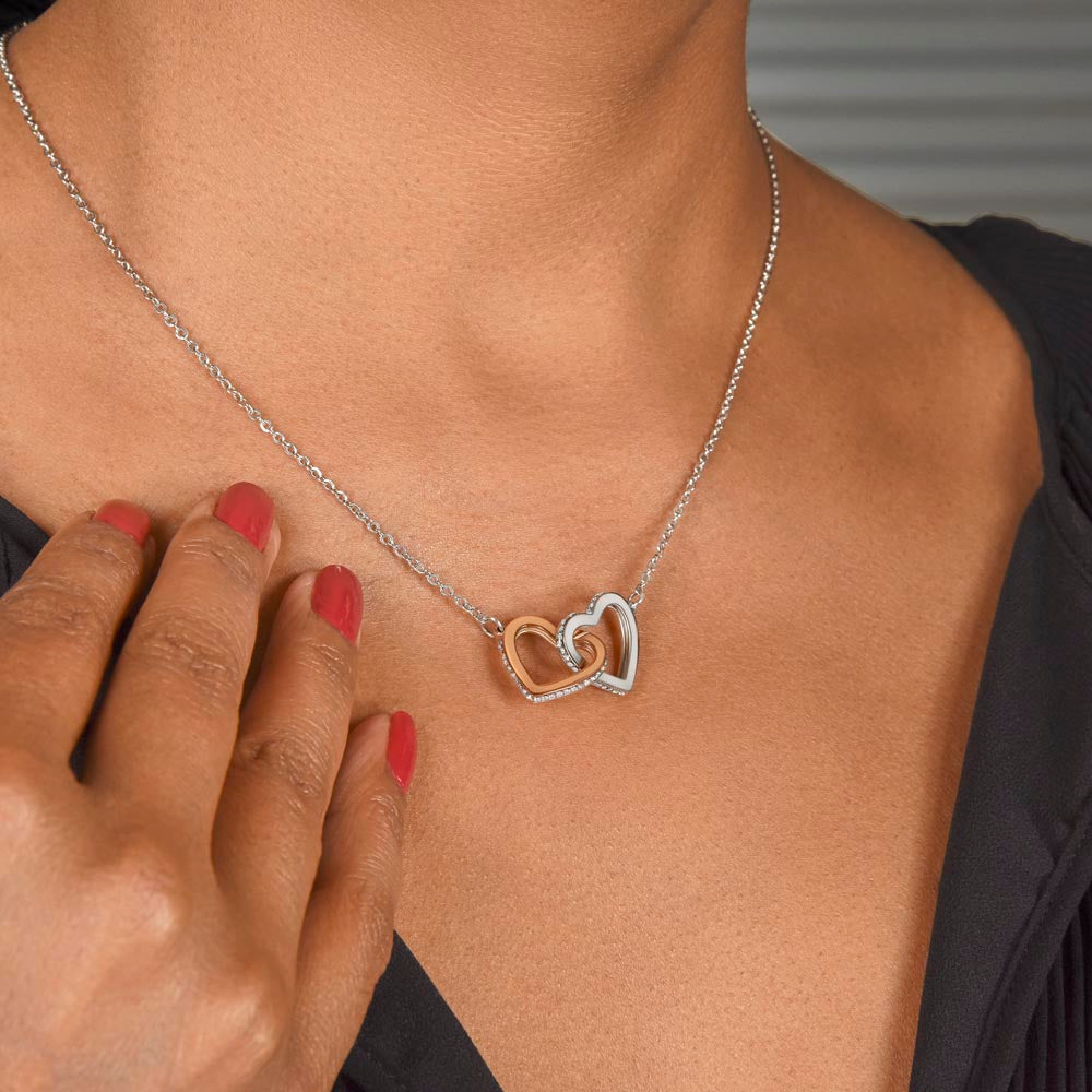 Soulmate Necklace| Interlocking Hearts Necklace | Surprise  Gift